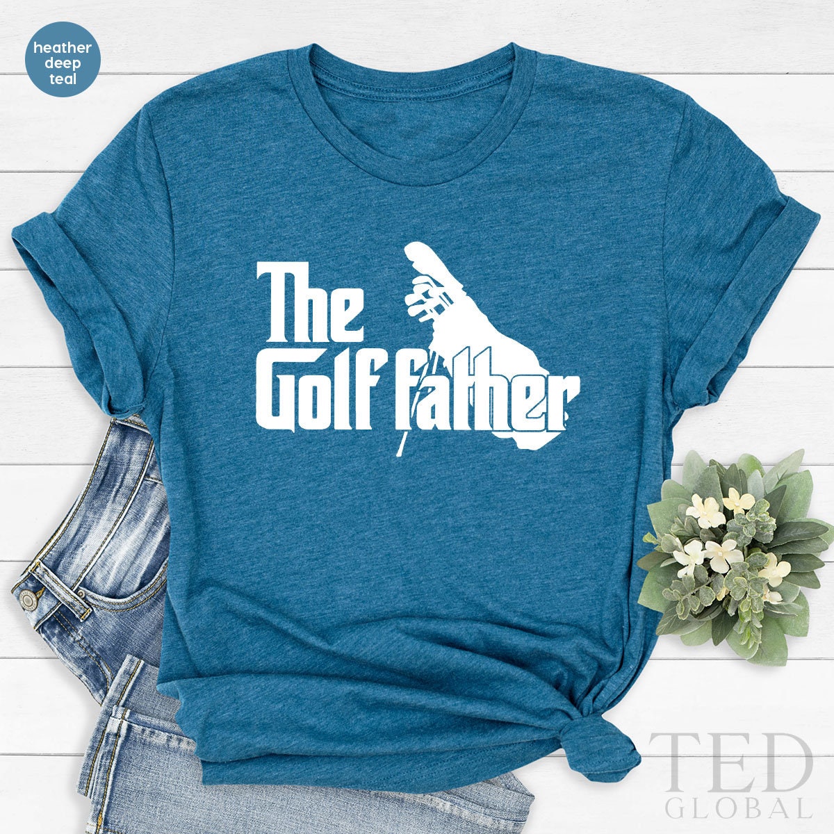 The Golf Father Shirt, Funny Golf Shirt, Golf Dad TShirt, Fathers Day T Shirt, Golf Lover Gift, Golfing Shirt For Men, Masters Shirt Golf - Fastdeliverytees.com