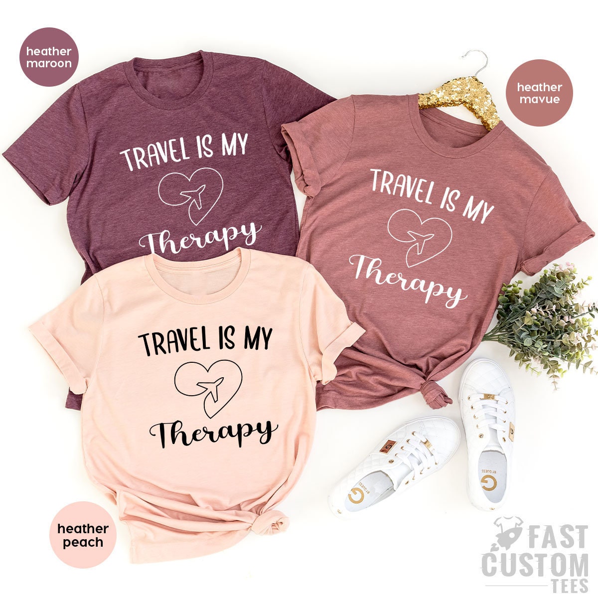 Travel Is My Therapy Shirt, Travel Shirt, Traveler Gift, Funny Travel Shirt, Travel Buddies Shirt, Vacation T Shirt, Gift For Traveler - Fastdeliverytees.com
