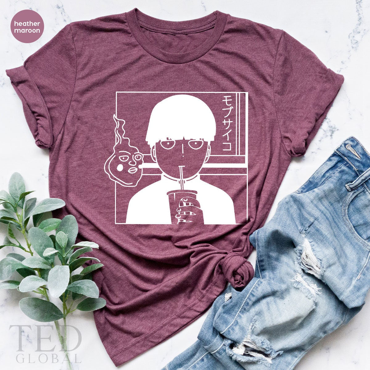 Mob Psyhco 100 Shirt, Manga Shirt, Anime Shirts, Japanese Shirt, Anime Girlfriend Shirt, Cool Anime Shirt, Anime Boyfriend Graphic Tees, - Fastdeliverytees.com