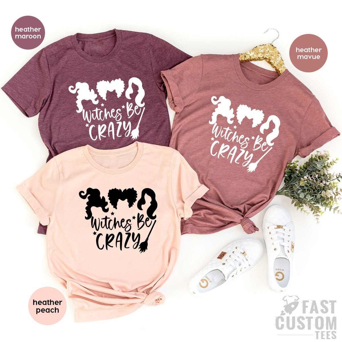 Witches Be Crazy Shirt, Halloween Shirt, Witch Shirt, Sisters Shirt, Funny Halloween Shirt For Women, Halloween Gift - Fastdeliverytees.com