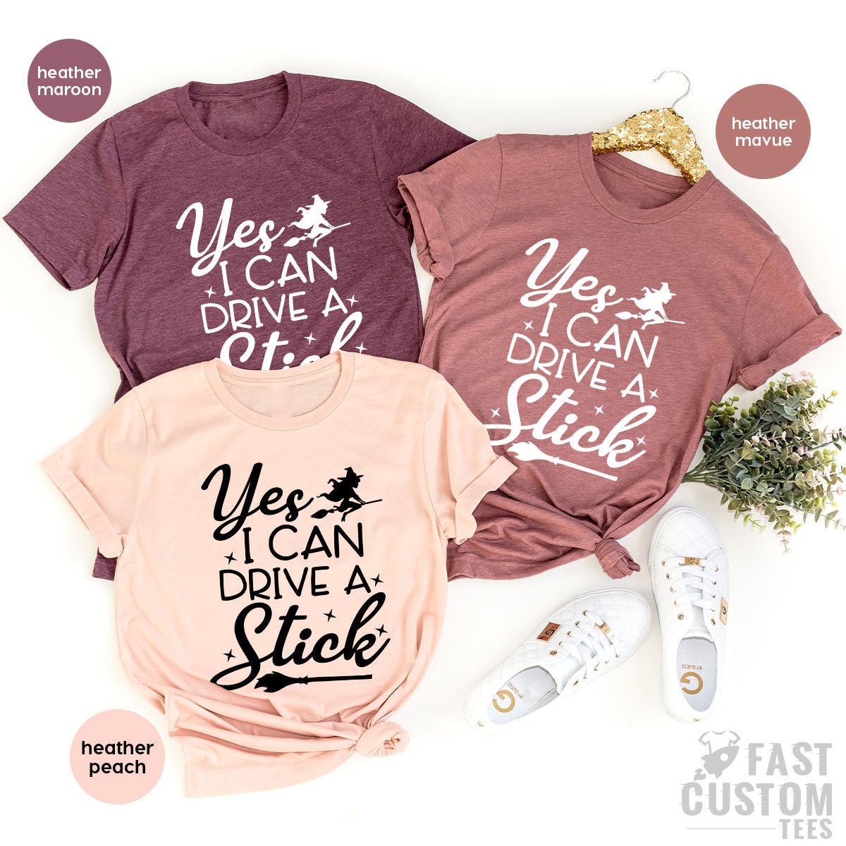 Yes I Can Drive A Stick Shirt, Funny Halloween Shirt, Halloween Shirt For Women, Witch Shirt, Halloween Party Shirt, Halloween Gift - Fastdeliverytees.com