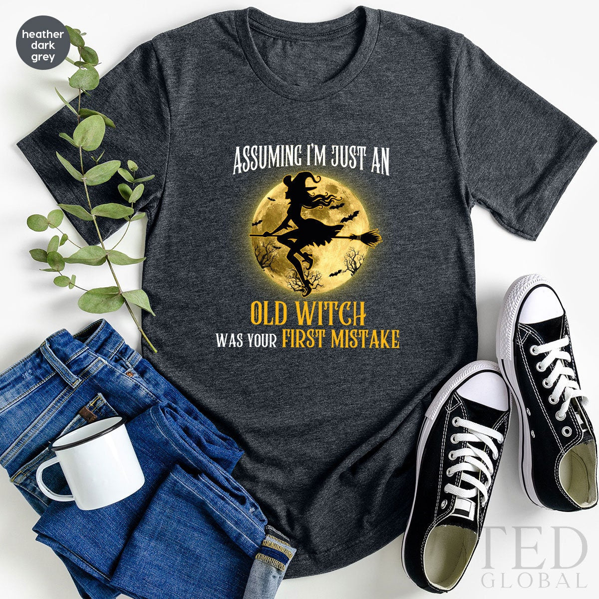 Halloween Shirt, Cute Halloween T Shirt, Old Lady Witch T Shirt, Funny Broomstick  Shirts, Fall Tee, Halloween T-Shirt,  Gift For Halloween - Fastdeliverytees.com