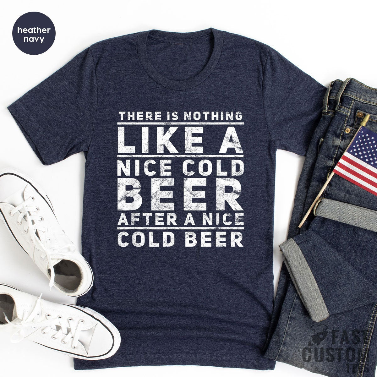 Beer Shirt, Oktoberfest Shirt, Drinking T-Shirt, There Is Nothing Like A Nice Cold Beer After A Nice Cold Beer, Alcohol Shirt, Day Drinker - Fastdeliverytees.com