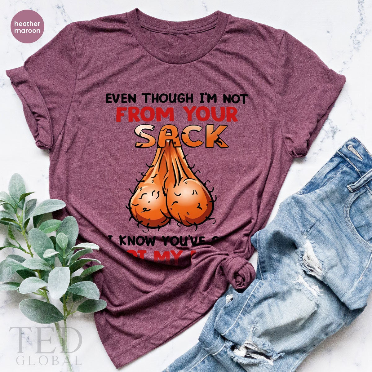 Cute Sack Shirt, Got My Back T Shirt, Bonus Dad Christmas T Shirt, Sublimation Design Shirts, Sarcastic Present Happy T-Shirt, Penis Gift - Fastdeliverytees.com