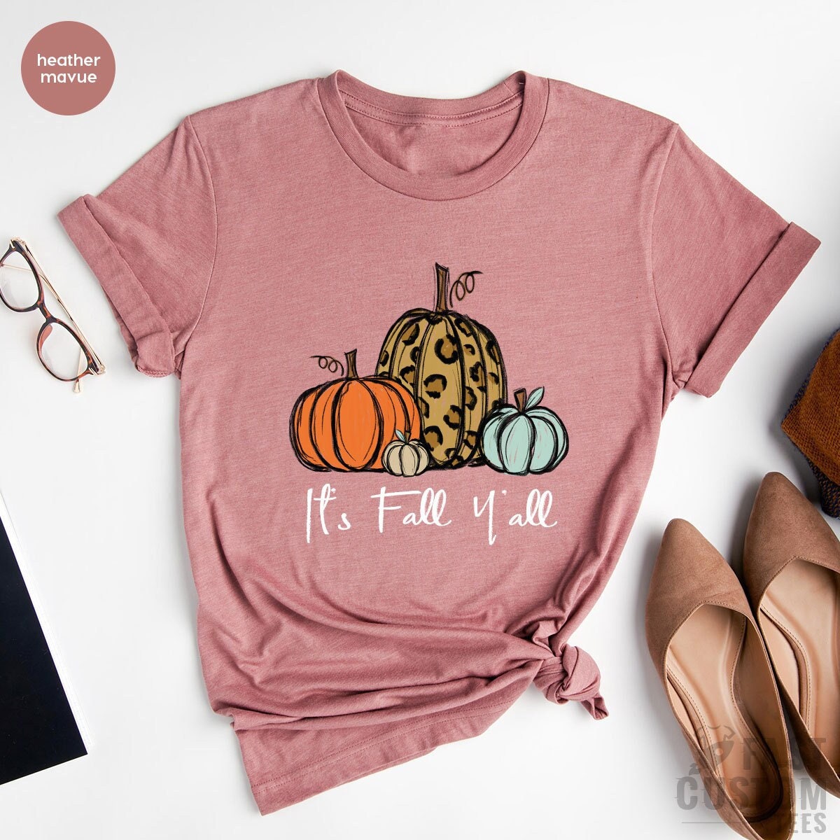 Its Fall Yall Shirt, Fall Shirts, Autumun Shirt, Thanksgiving Shirt, Halloween Shirt, Pumpkin Tshirt, Cute Fall Graphic T-Shirt - Fastdeliverytees.com