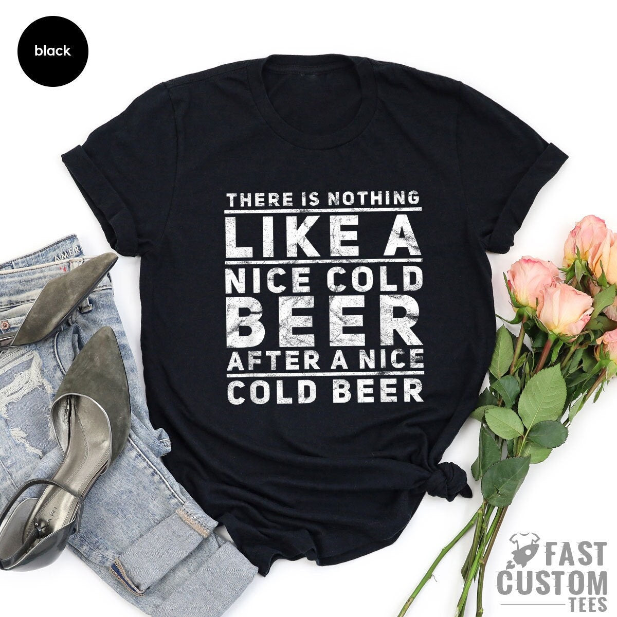Beer Shirt, Oktoberfest Shirt, Drinking T-Shirt, There Is Nothing Like A Nice Cold Beer After A Nice Cold Beer, Alcohol Shirt, Day Drinker - Fastdeliverytees.com
