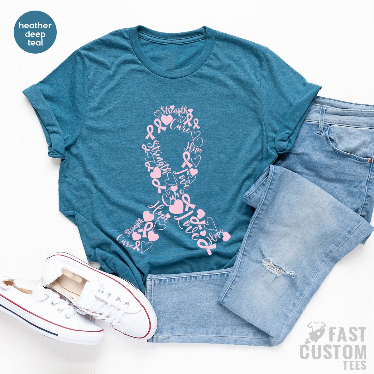 Cancer T Shirt, Cancer Warrior T-Shirt, Breast Cancer Shirt, Stronger Than Cancer, Cancer Survivor T-Shirt, Cancer Tee, Cancer Awareness Tee - Fastdeliverytees.com