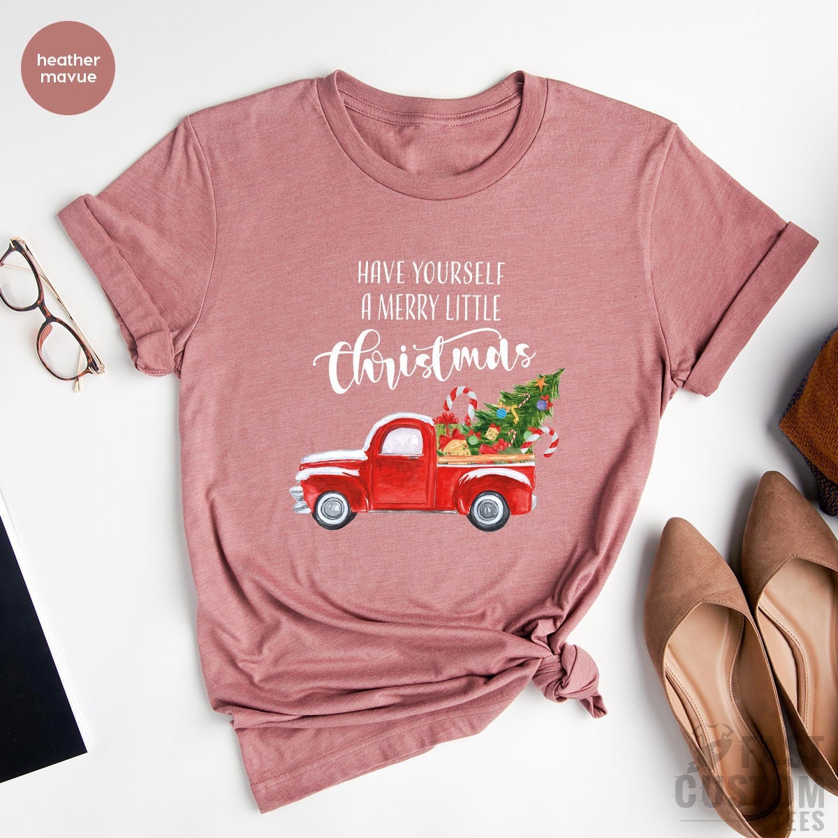 Have Yourself A Merry Little Christmas Shirt, Christmas Shirt, Christmas for Women, Christmas Gift, Holiday T-Shirt, Women's Christmas Shirt - Fastdeliverytees.com