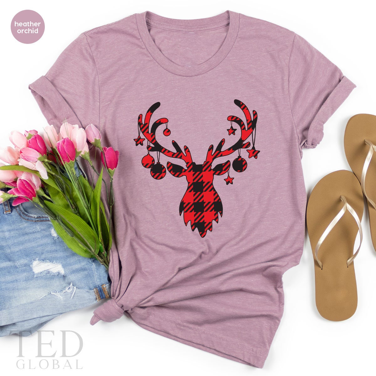 Cute Christmas Pajamas Deer T-Shirt, Family Christmas T Shirt, Holiday Shirts, Happy Winter Shirt, Reindeer Face TShirt, Gift For Christmas - Fastdeliverytees.com
