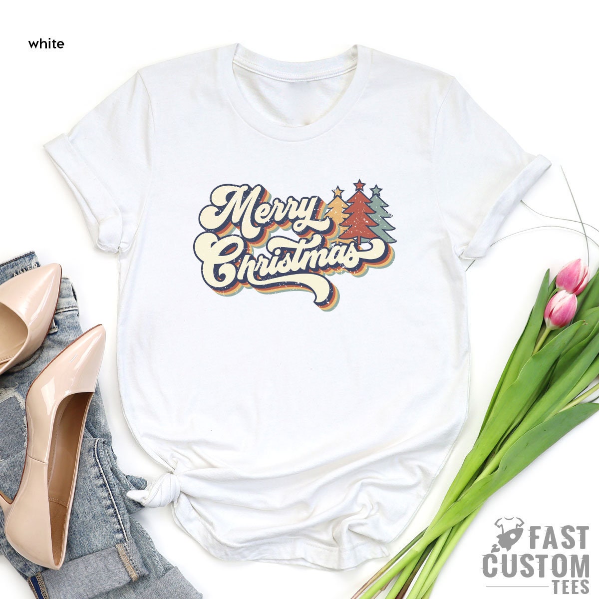 Family Christmas T-shirt, Christmas Women T-Shirt, Women Christmas Gift, Merry Shirt, Cute Christmas Tee, Christmas Shirt, Merry Merry Tee - Fastdeliverytees.com